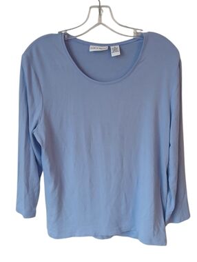 Croft & Barrow Scoop Neck Top Size Medium